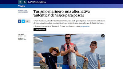 www.fishingtripspain.co.uk News, videos and reports from La Vanguardia on Fishingtrip Spain (Pescaturismo)